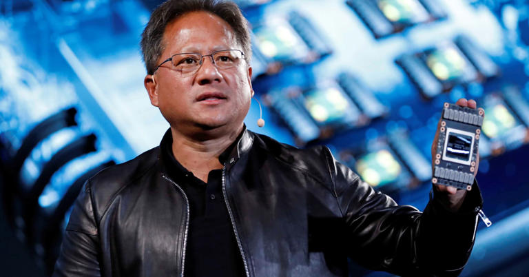 Nvidia shares spike 26% on huge forecast beat driven by A.I. chip demand